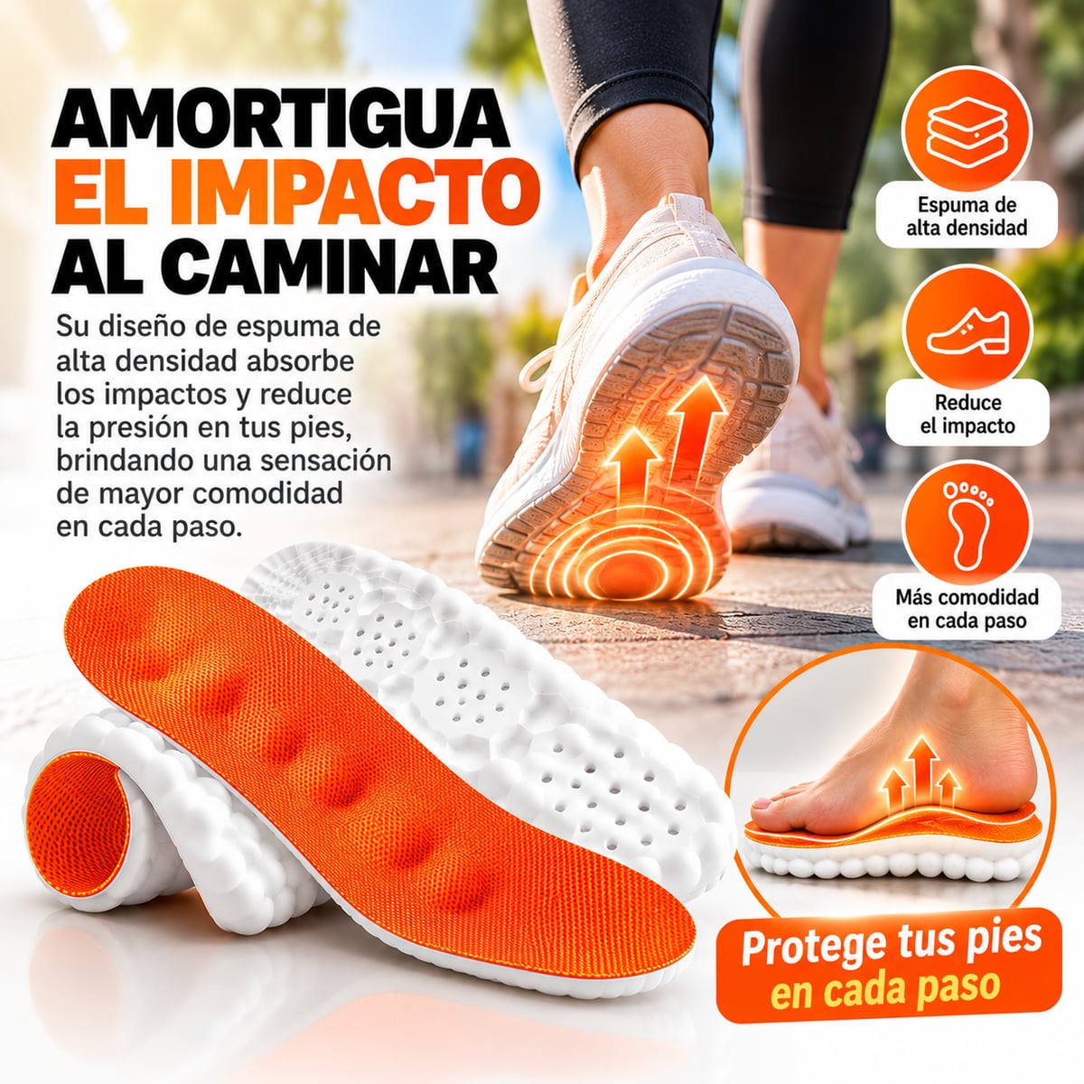 Plantillas Ortopedicas, Camina sin dolor todos los días