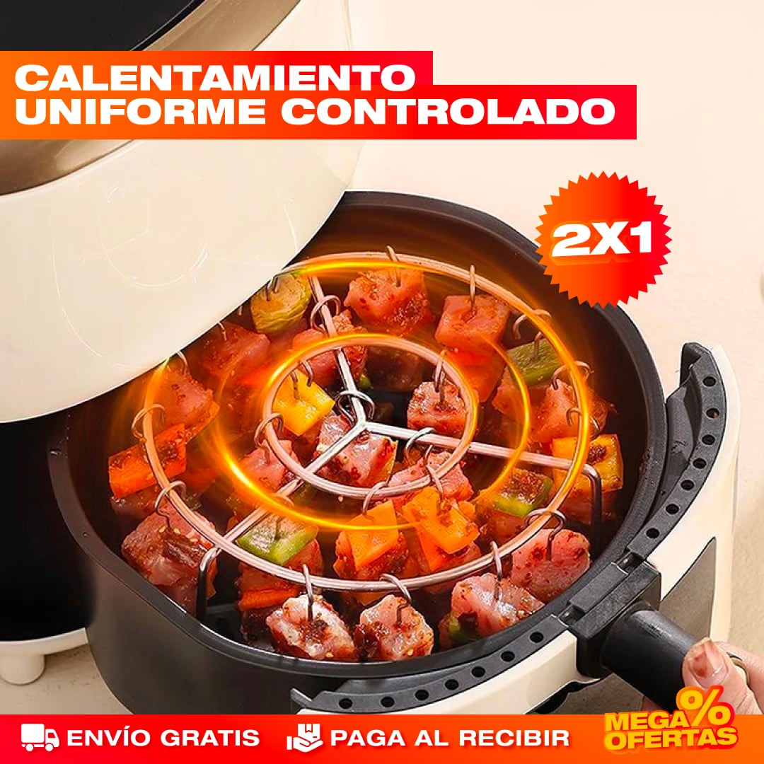 PROMO 2X1 PARRILLAS VERTICAL PARA PINCHOS EN AIR FRYER