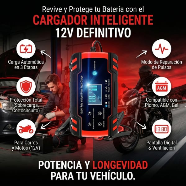 PowerShell™ – Arrancador Portátil para Baterías de 12V