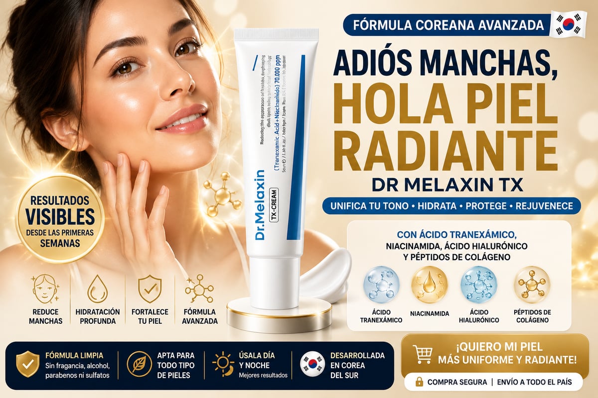 DR MELAXIN TX™ Ayuda a Reducir Manchas y Recuperar la Luminosidad Natural