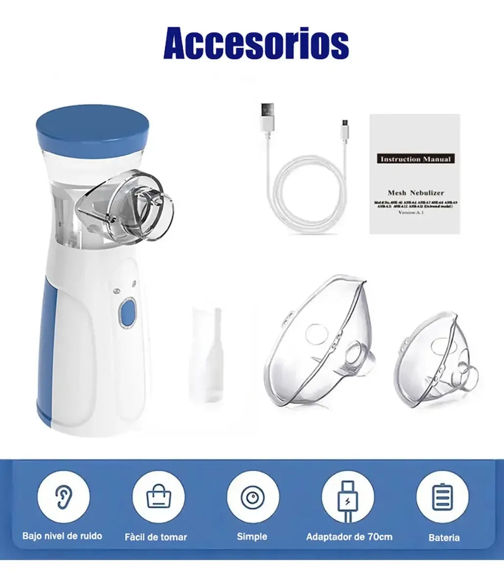 RespiraFácil - Nebulizador Portátil para Hogar