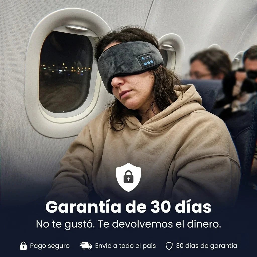 💥Antifaz Bluetooth para dormir”- Duerme Profundo en Minutos + ENVIO GRATIS 🎁