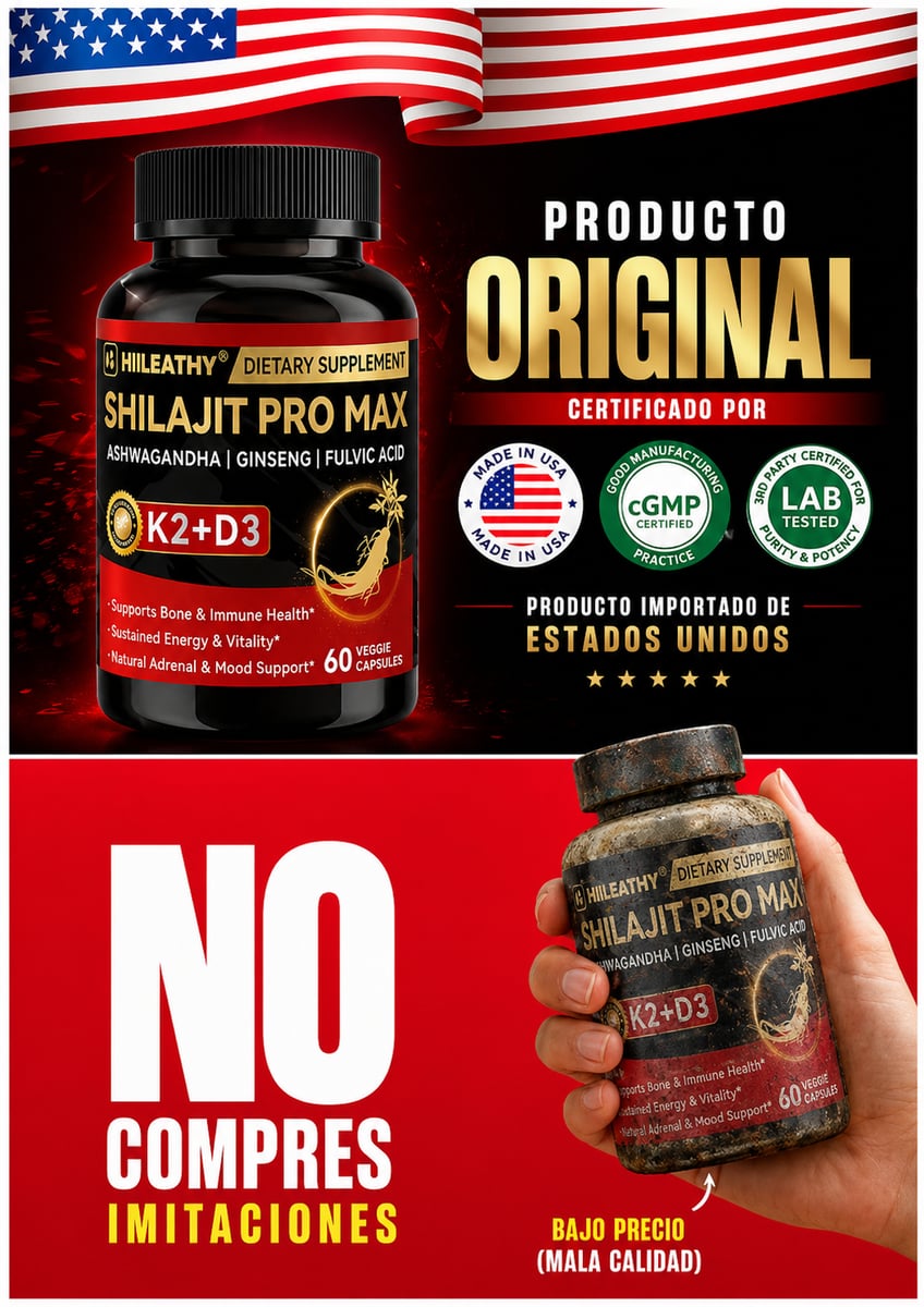 2x1 POTENCIADOR 🌿 SHILAJIT PRO MAX – Potencia de Alta Pureza 💊💪