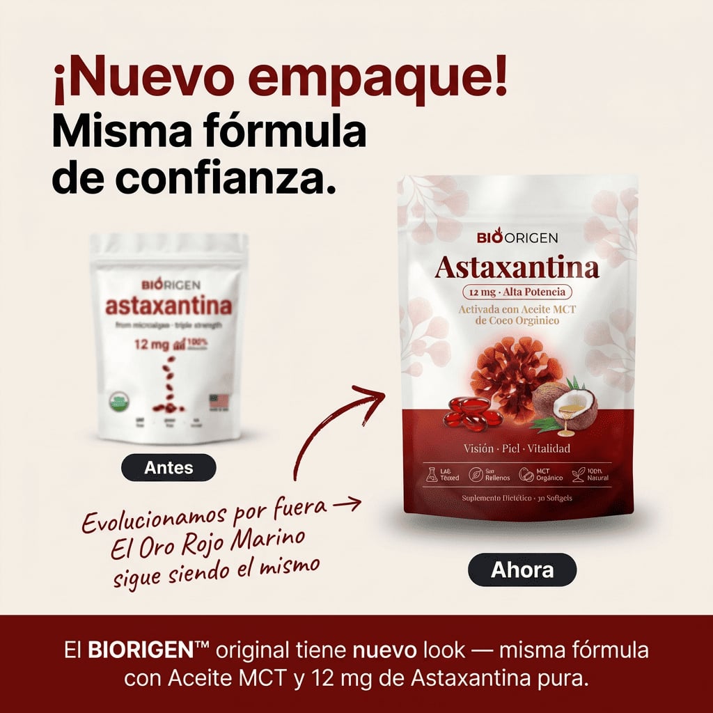 Astaxantina - El Antioxidante Maestro para tu Visión, Piel y Energía.