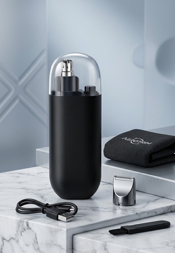 AFEITADORA NAZAL / Recortador de vello nasal eléctrico con motor silencioso + ENVIO GRATIS