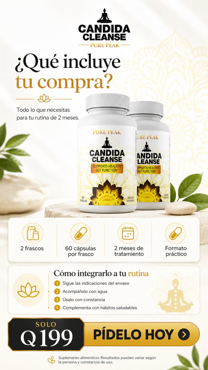 Candida Cleanse PROMO 2x1 - Equilibrio intestinal desde adentro