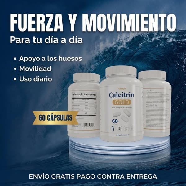 2 x 1 👑 CALCITRIN GOLD™ | Huesos Fuertes para una Vida Activa 🦴💪