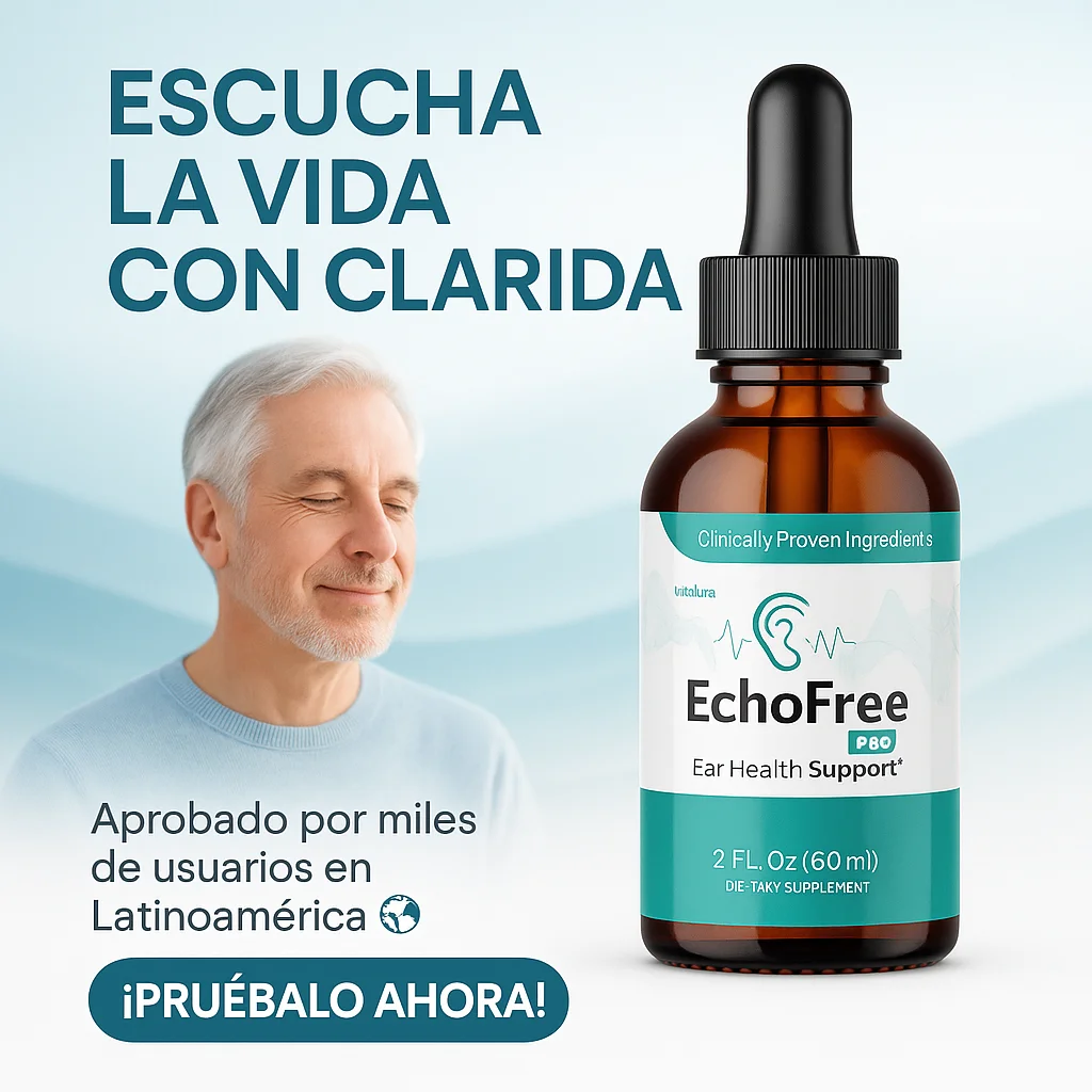 EchoFree PRO – Recupera tu audición y elimina el zumbido con ingredientes naturales