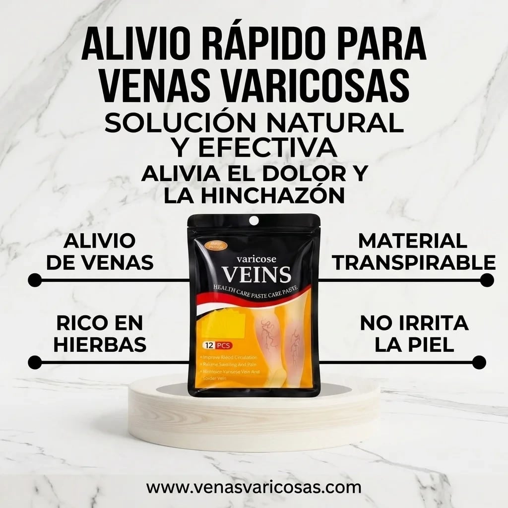 PARCHES PARA VARICES 2X1 24 PARCHES - ALIVIA EL CANSANCIO DE TUS PIERNAS