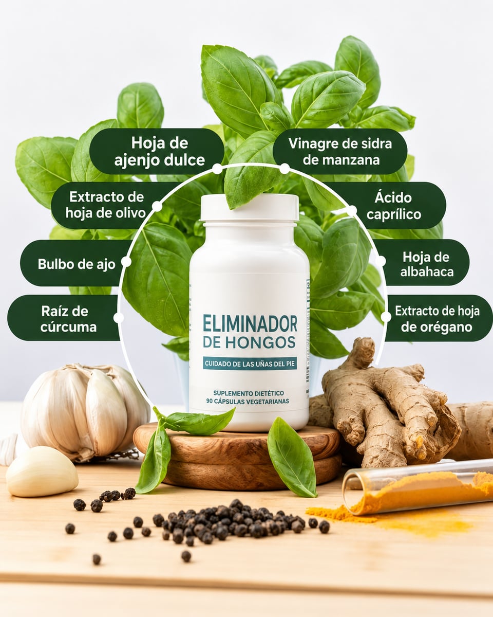 NUTROVY / FUNGUS - Elimina los Hongos de las Uñas y los Pies — Desde adentro hacia afuera + ENVIO GRATIS