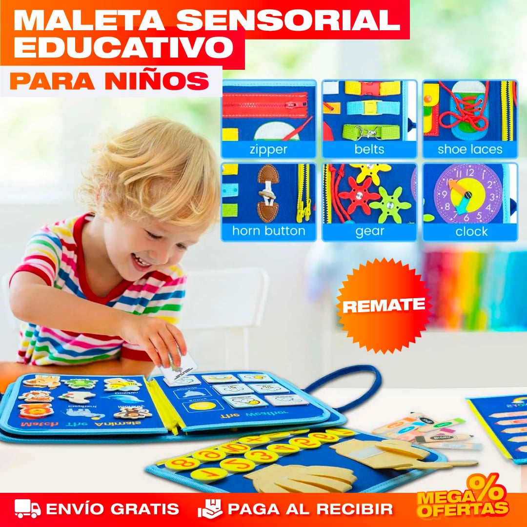 MALETA MONTESSORI PARA NIÑOS