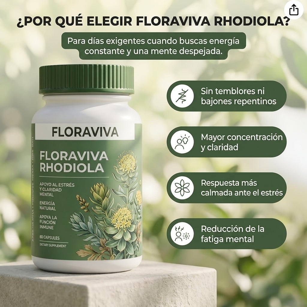 Rhodiola Rosea - Elimina Antojos Que Engordan Desde Primer Uso