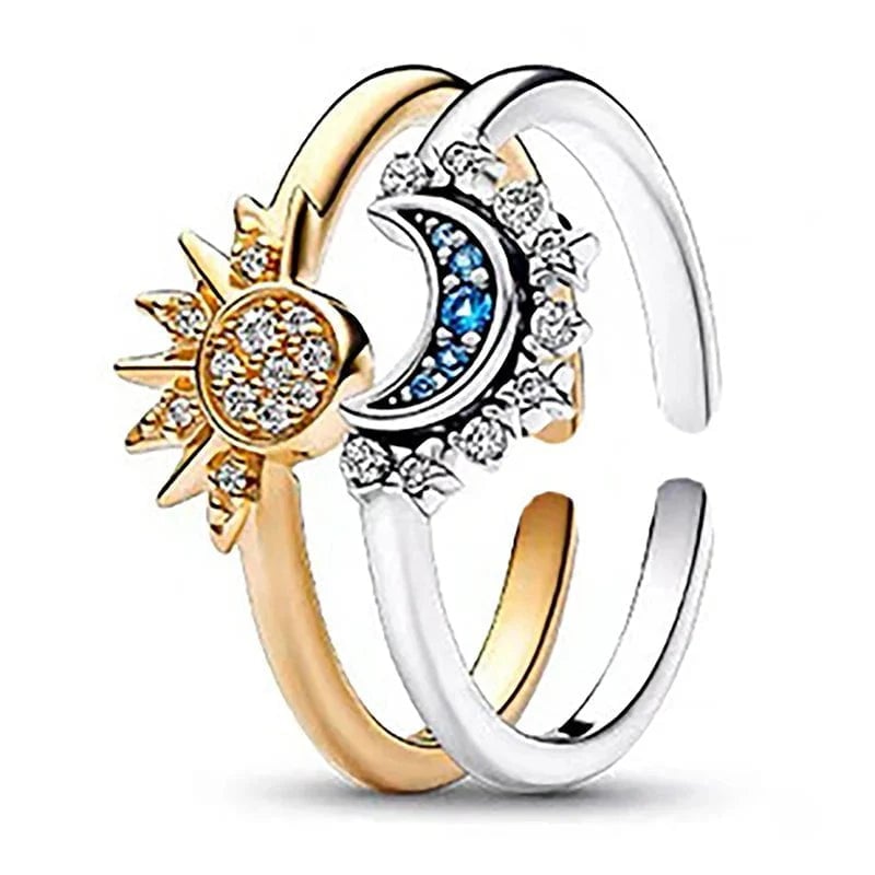 Anillos Eclipse Sol y Luna // OFERTAđ„EnvĂo Gratis
