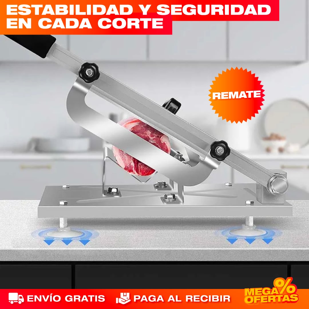 REBANADORA DE CARNE Y JAMONES PORTABLE