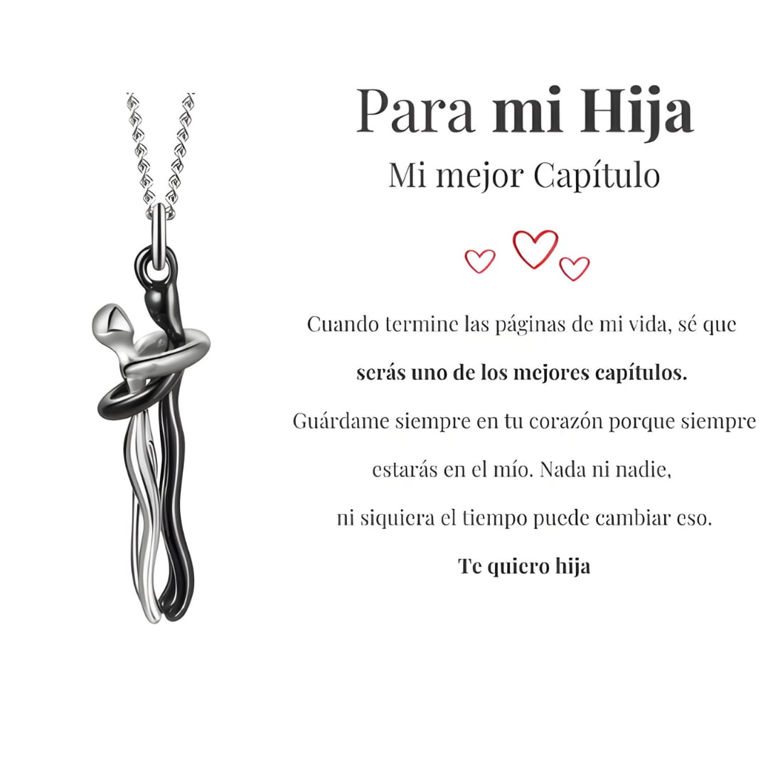 Duo Collar abrazo infinito 💖Eres el amor que da sentido a mi vida💖