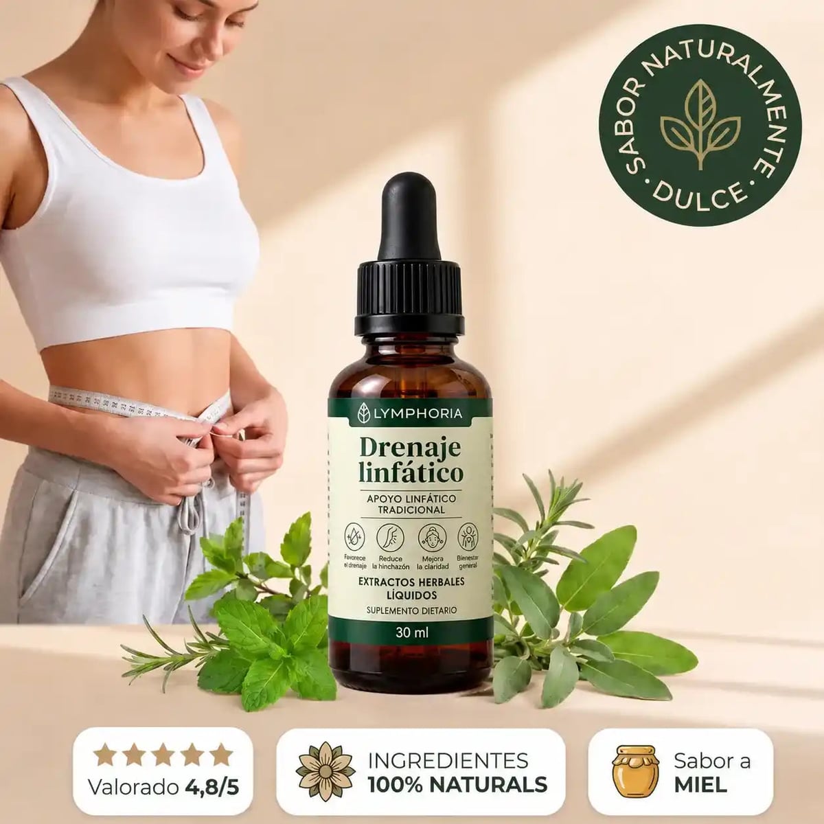 Transforma tu Cuerpo - Gotas de Drenaje Linfatico
