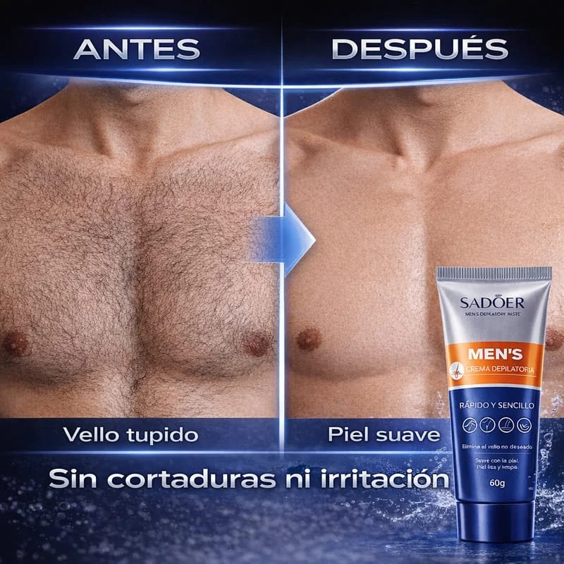 Crema depilatoria SIN DOLOR para hombres y mujeres + Envío gratis 👉 🔥