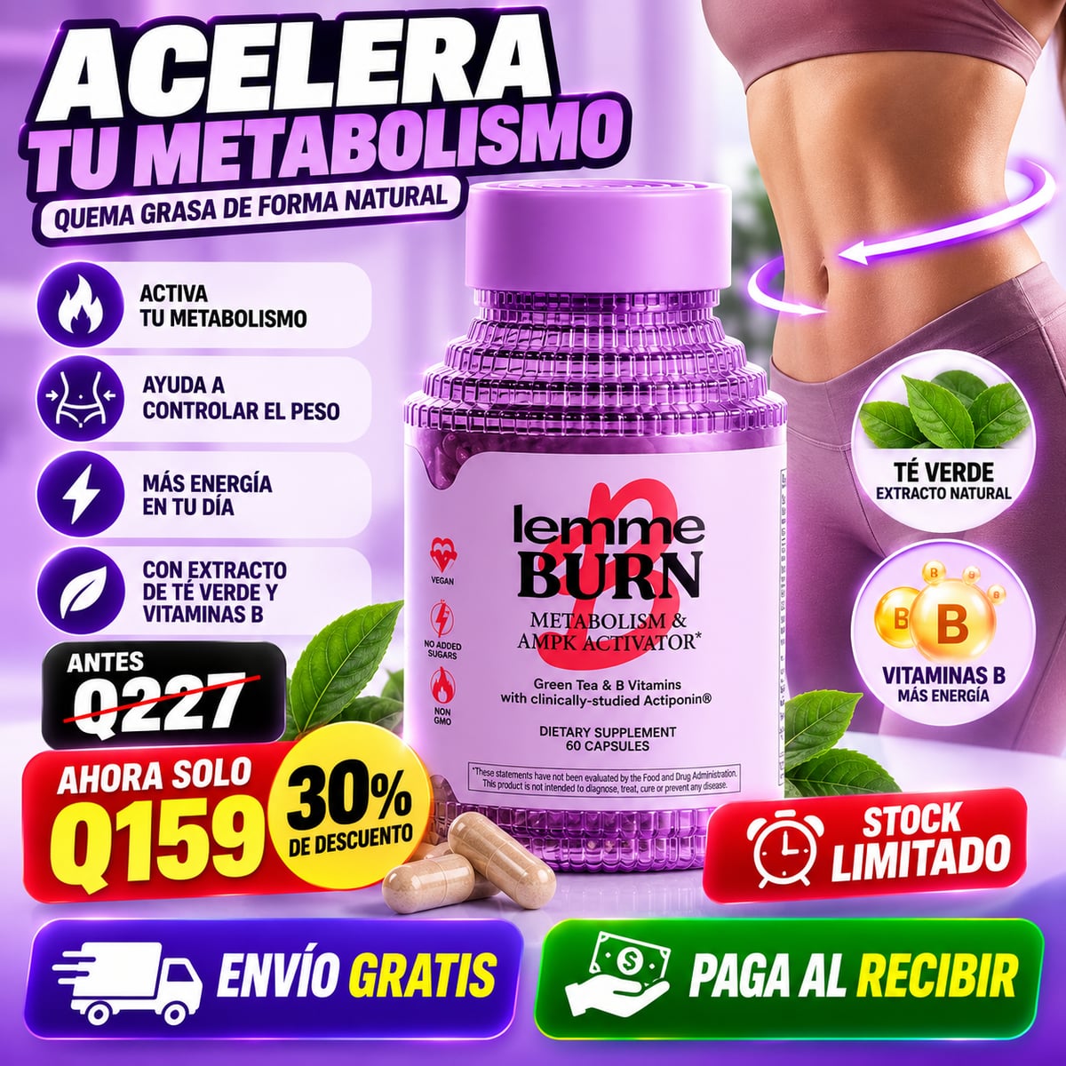 🔥 Lemme Burn | Más Energía, Menos Grasa 💪 - PRESENTACIÓN ORIGINAL🤩