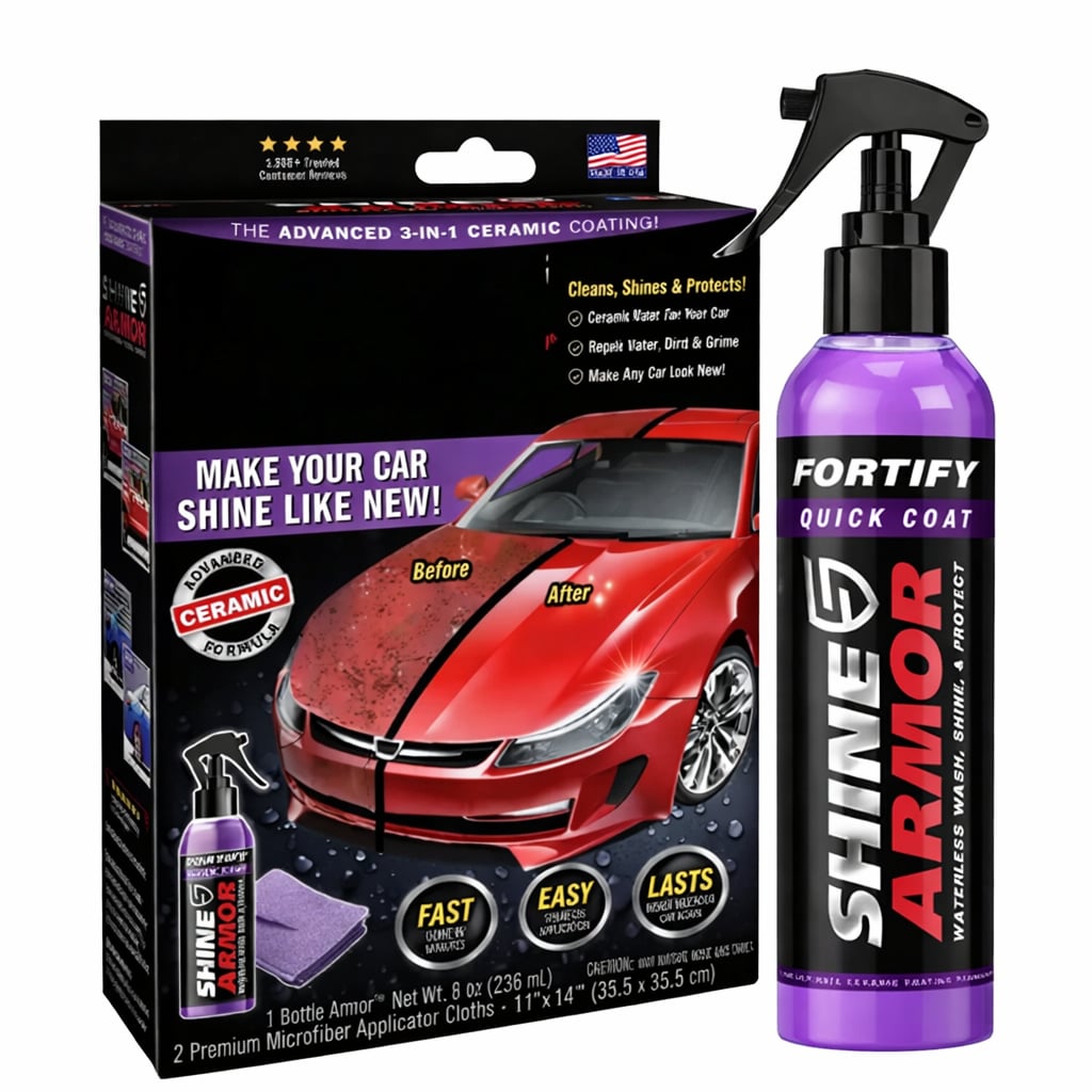 ULTIMAS UNIDADES - Revestimiento Cerámico para Auto Fortify Ceramic Shield® 236 ml + ENVÍO GRATIS 🎁