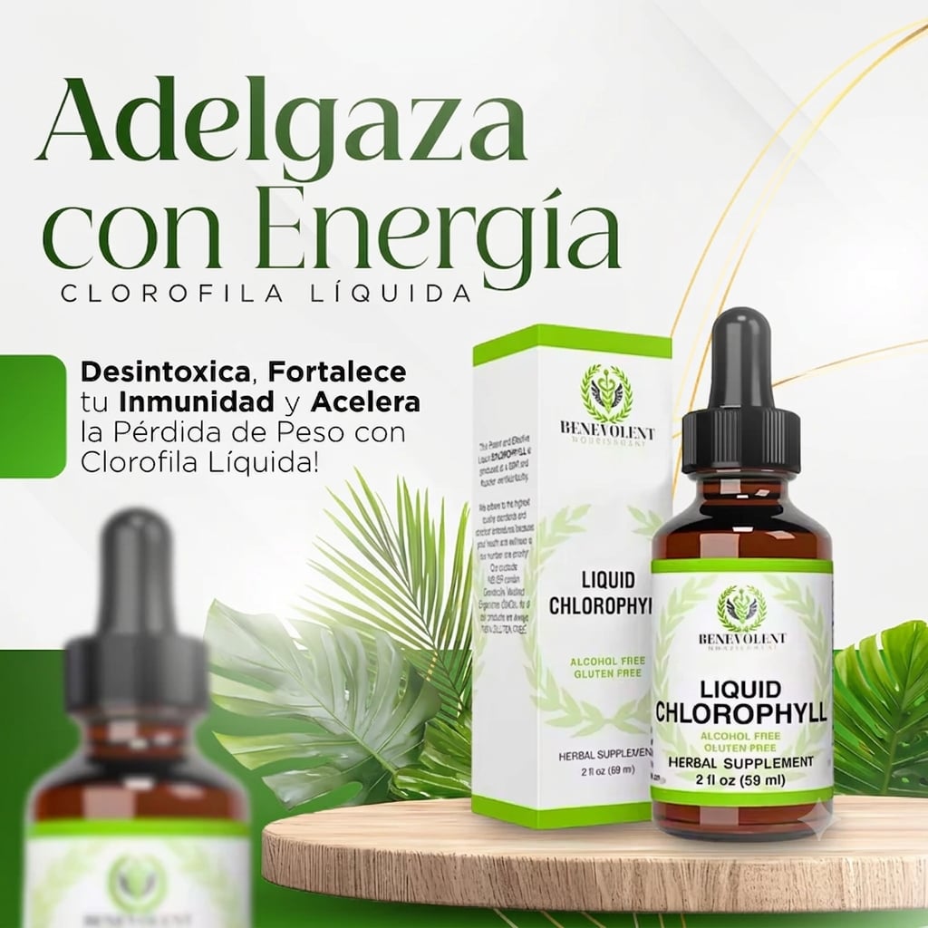 Clorofila Líquida - EL MEJOR ADELGAZANTE Y DETOX NATURAL