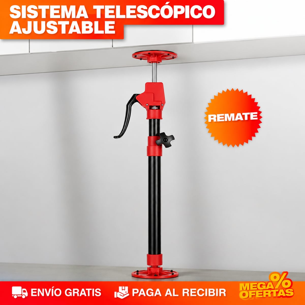 Pack x 2 Barras Gato Extensibles De Elevación Soporte Instalación Gabinete – Instala Tú Solo Sin Pedir una Segunda Mano