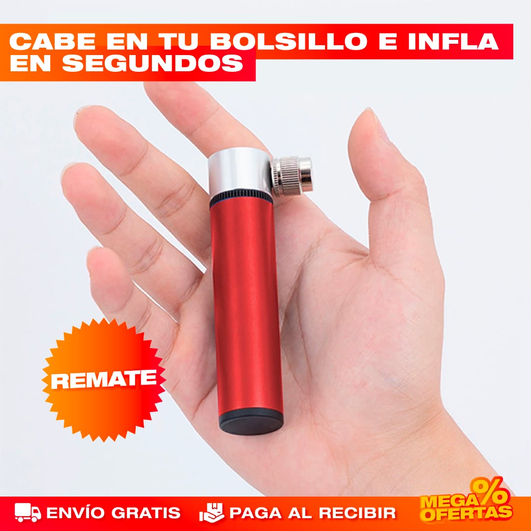 KIT MINI INFLADOR DE NEUMÁTICOS