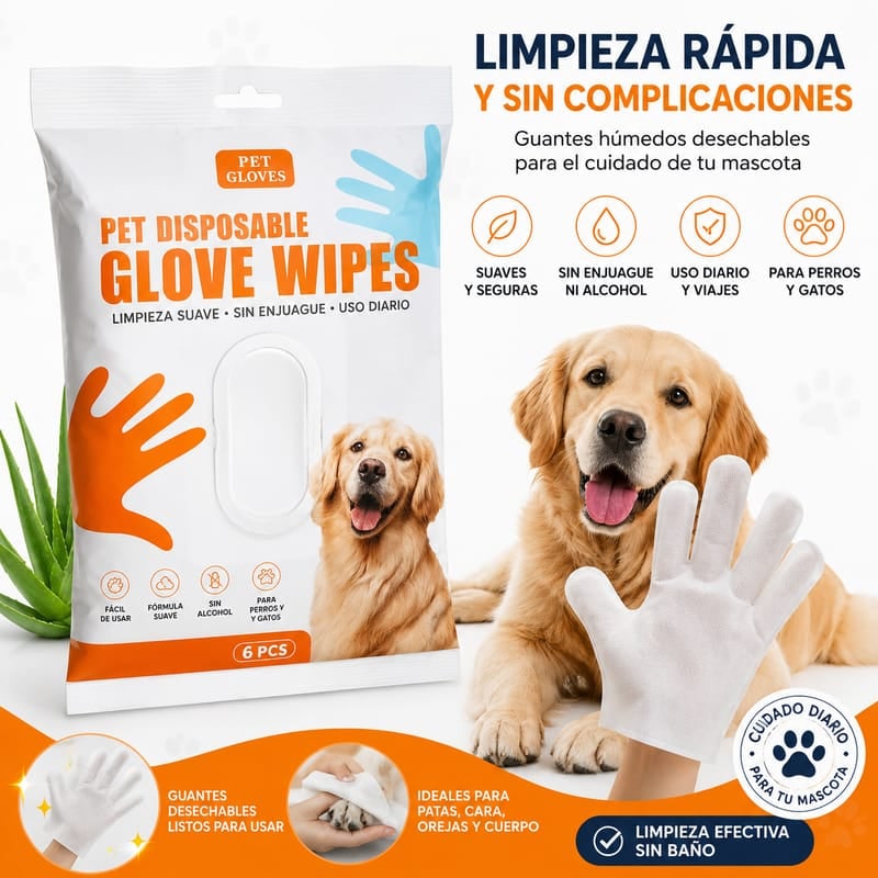 ULTIMAS UNIDADES - GUANTES LIMPIADORES DE MASCOTAS + ENVÍO GRATIS 🎁