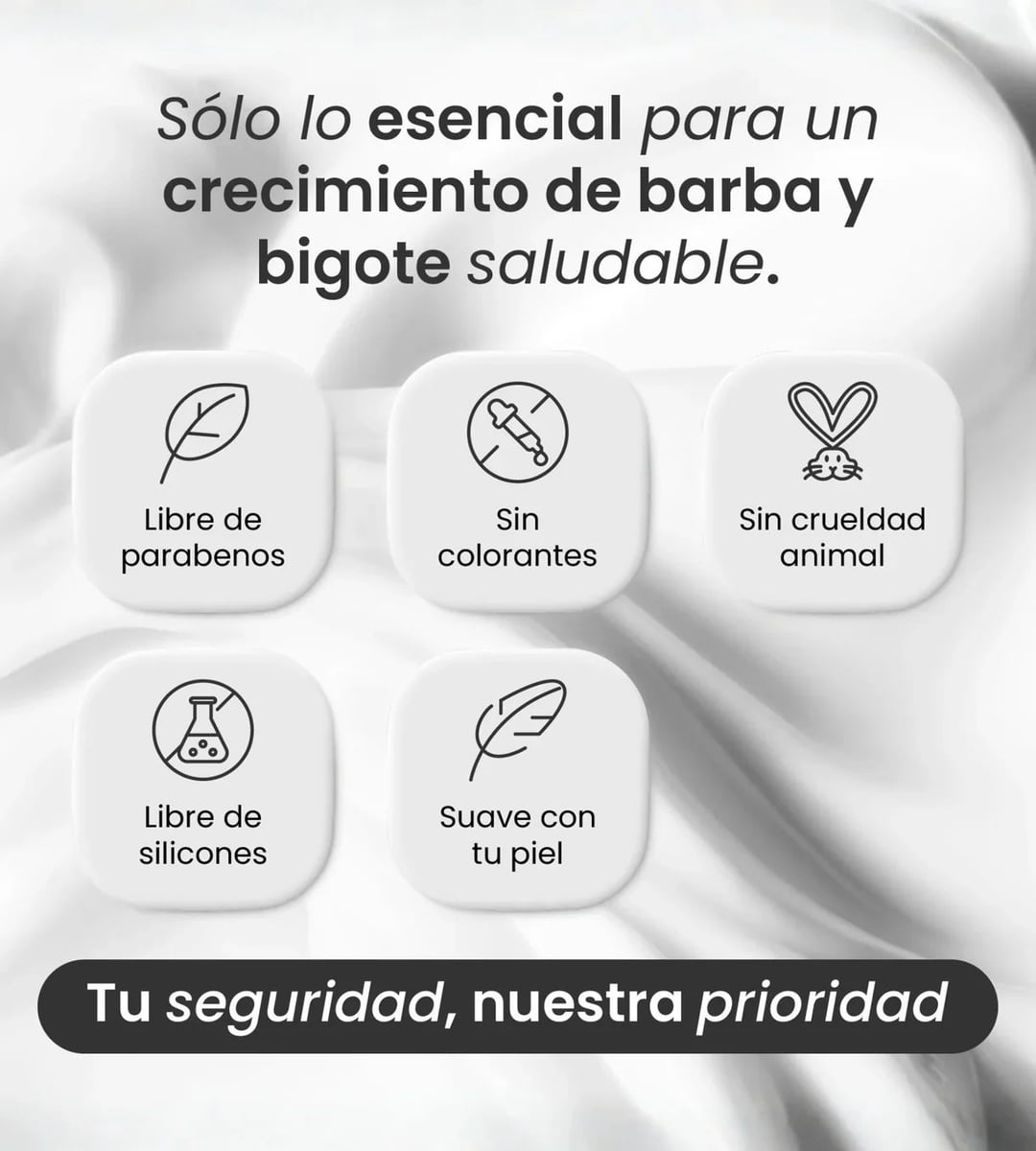 Bálsamo para Crecimiento de Barba Ultra Potente con Minoxidil 20% | 100mL + ENVIO GRATIS 🎁