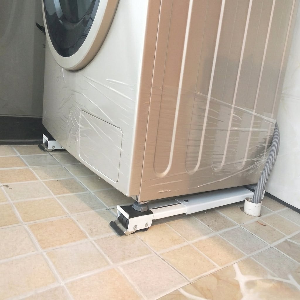 Base Móvil Ajustable para Electrodomésticos – Mueve, Limpia y Organiza sin Esfuerzo