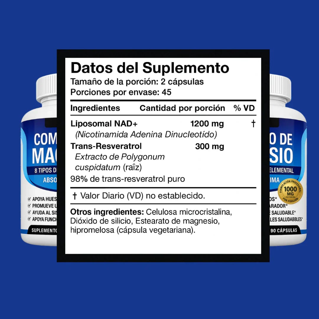 💪✨ Magnesio Complex™ — 8 Tipos de Magnesio en 1 💊⚡