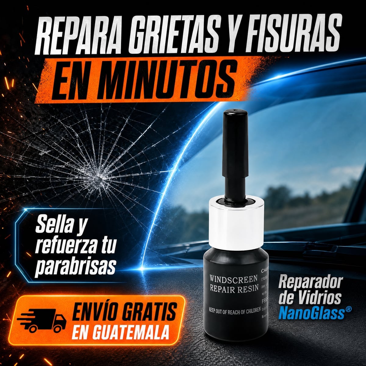 Reparador de Vidrios NanoGlass®