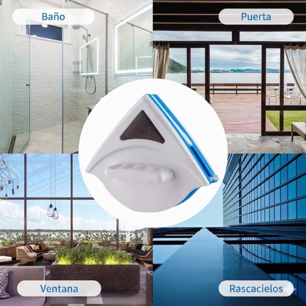 LIMPIADOR MAGNETICO DE VIDRIOS Y VENTANA