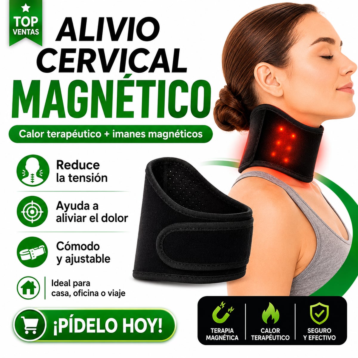Cervirelax- Calor y soporte para aliviar la tensión y el malestar cervical- ENVIO GRATIS