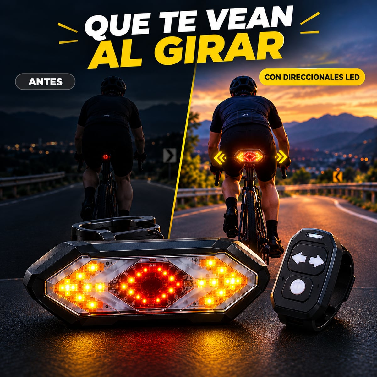 SmartRide™ luz inteligente 