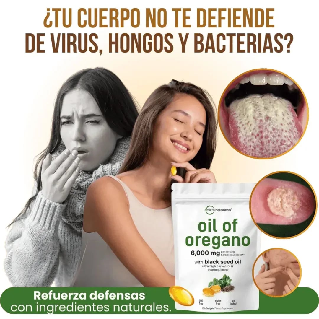 Aceite de Oregano | Elimina Hongos, Virus e Infecciones