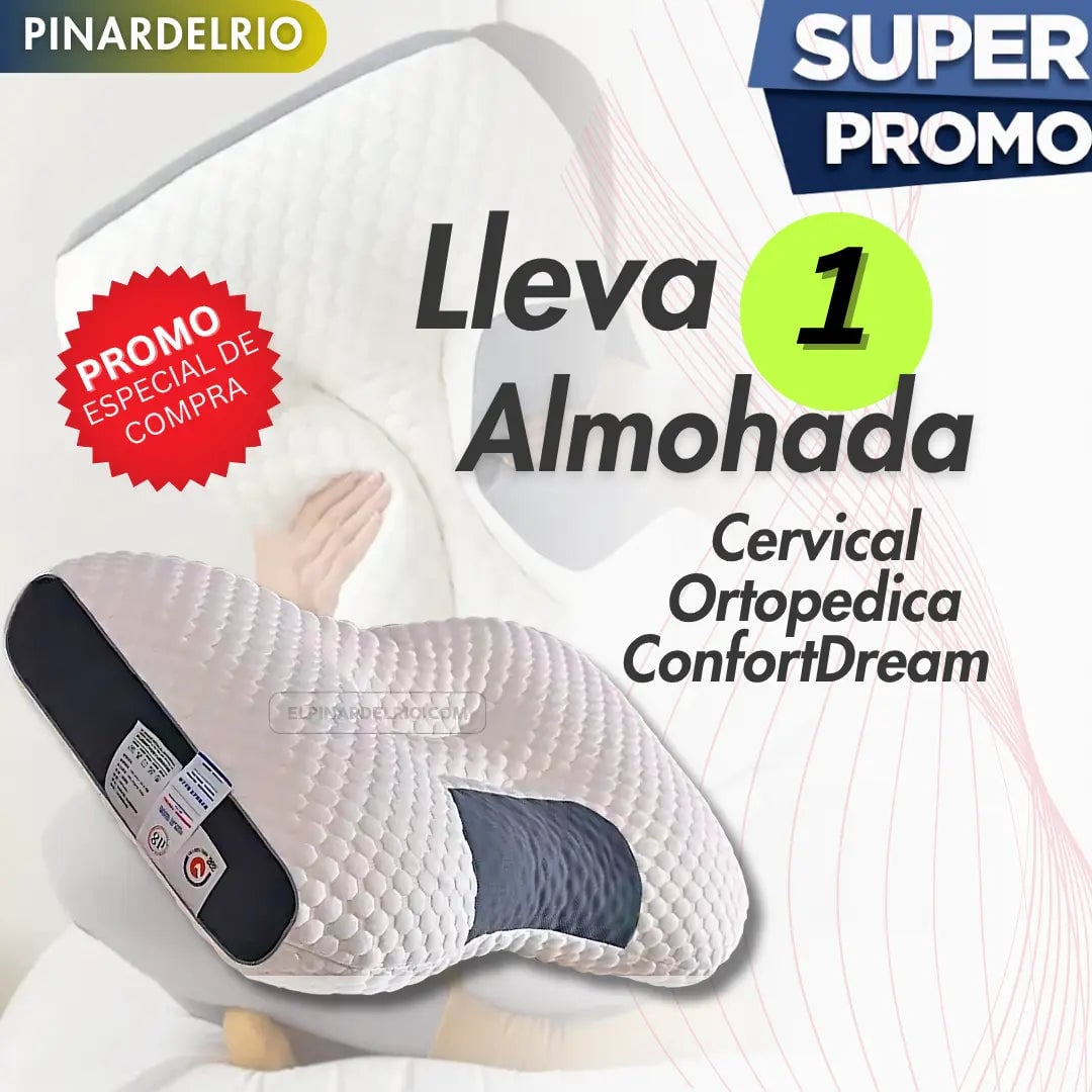 Almohadas Cervical Ortopedica ConfortDream + Envio Gratis