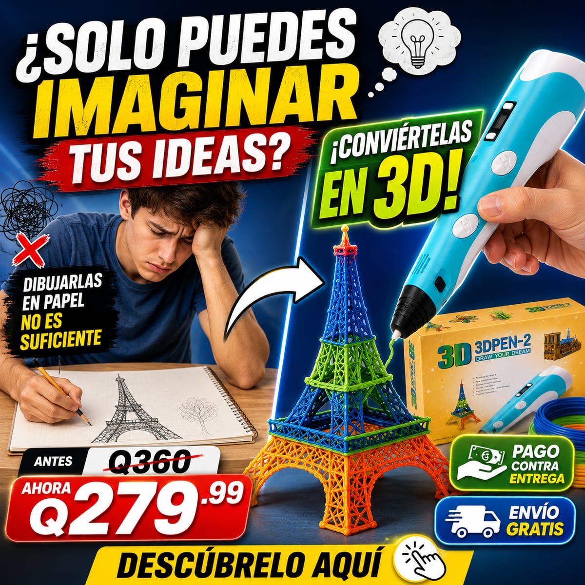 Lapiz Magico 3D ENVIO GRATIS