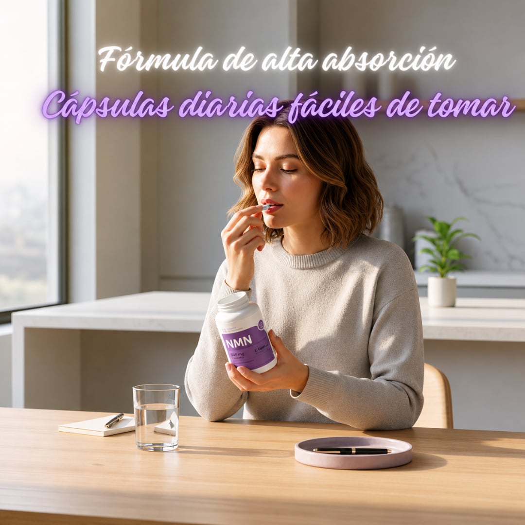 NMN COMPLEX 1,000MG — Recupera la energía que el tiempo te quitó + Envío Gratis y 🎁