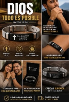 PROMOCION 2X1 🙏 Porque una fe compartida fortalece cualquier relación ❤️ MATEO 19:26