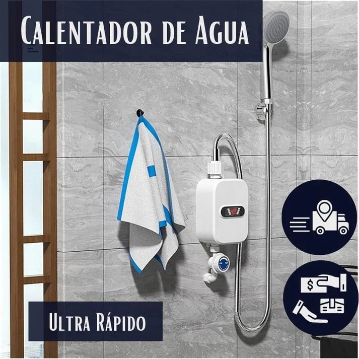 Calentador de Agua + Ducha | Instalación Fácil