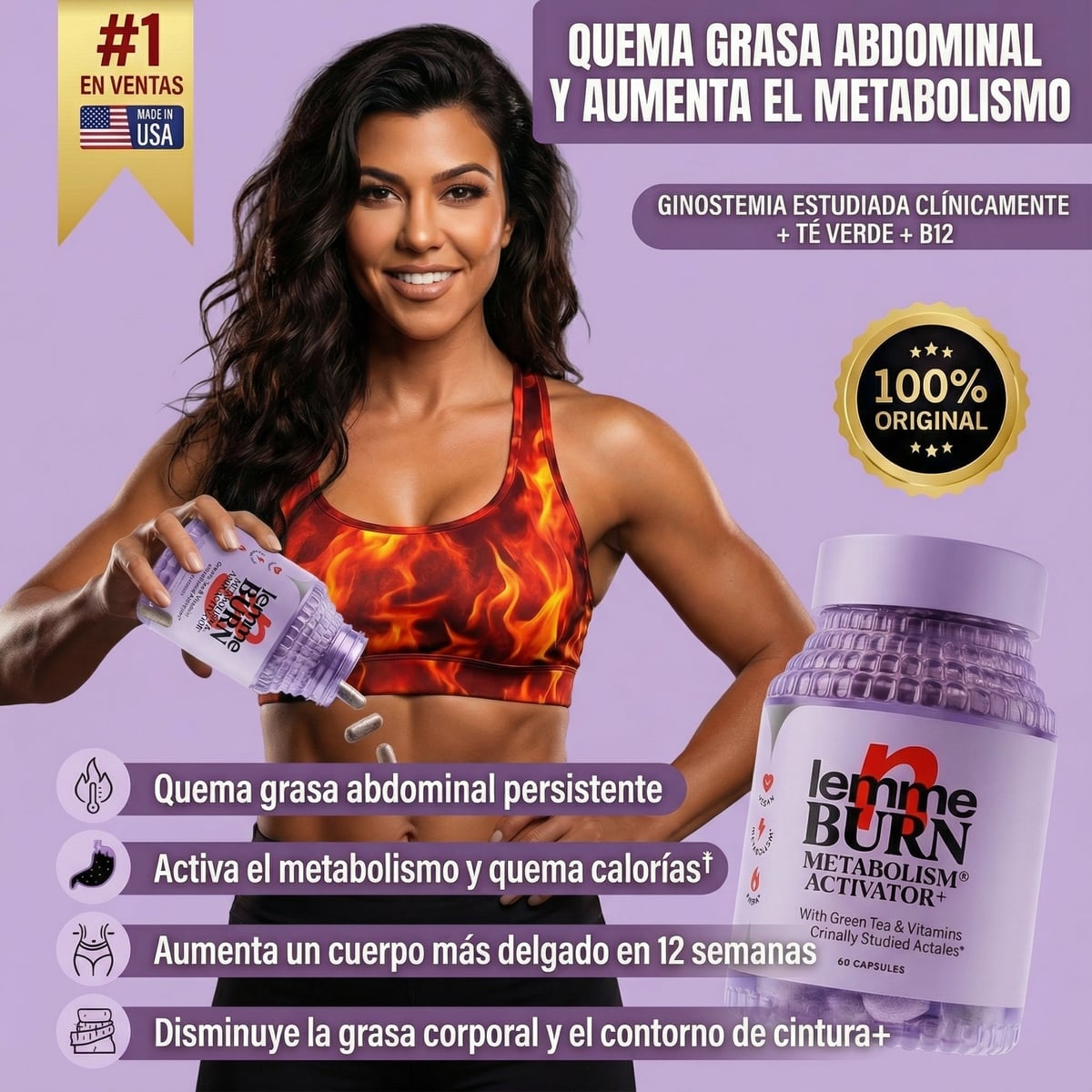 LEMME BURN - Quemador De Grasa+Envio gratis