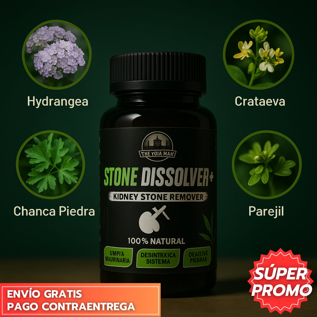Stone Dissolver™ - Disuelve Cálculos, Alivia Dolor y Mejora el Flujo Urinario-ENVIO GRATIS🔥