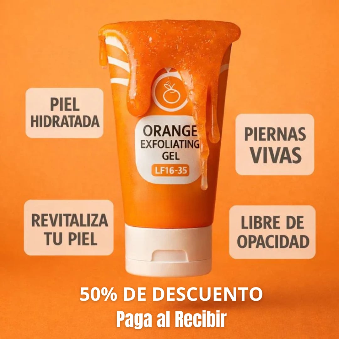 Exfoliante Naranja - Aclarante y Limpiador Facial, Elimina Manchas e Hidrata tu Piel