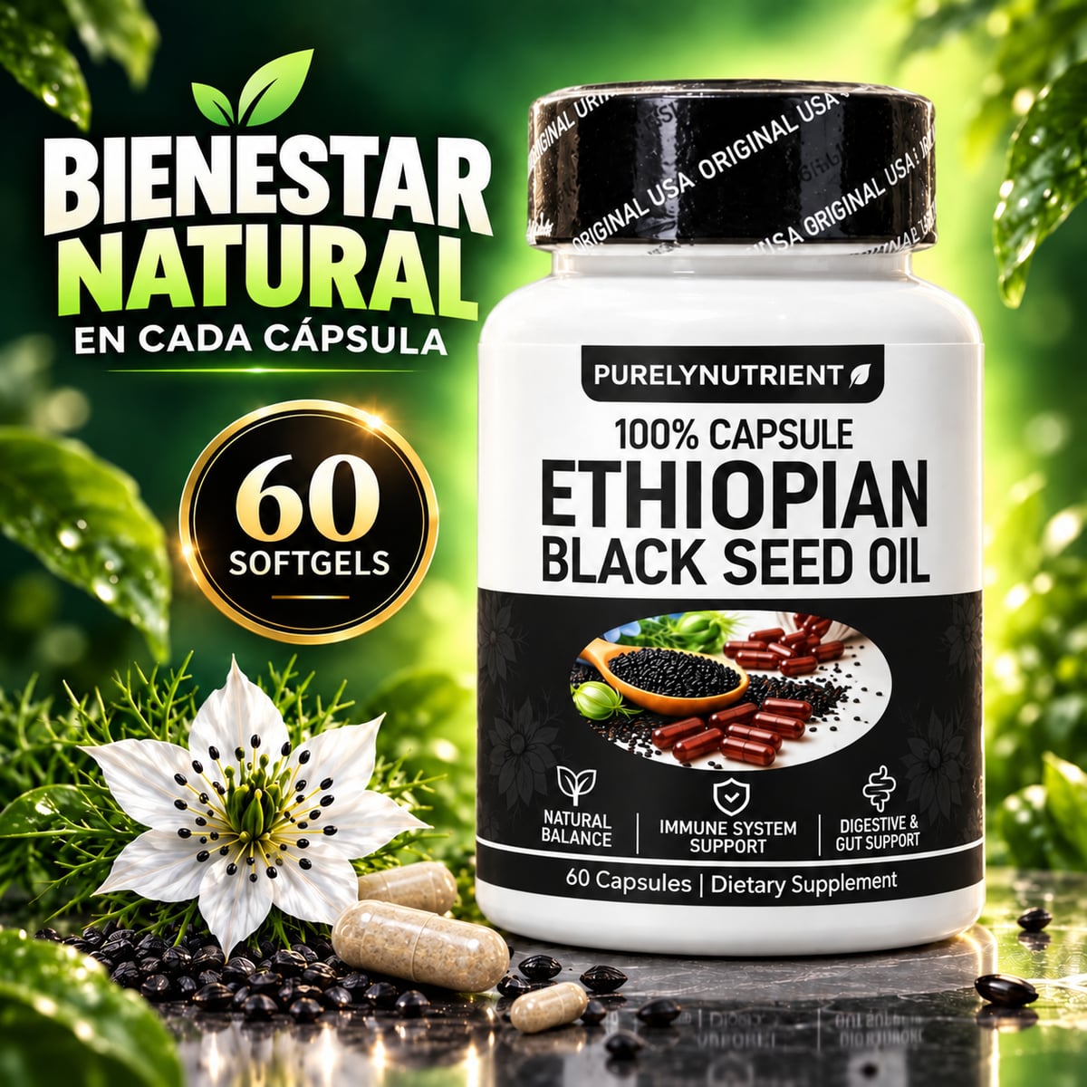 Ethiopian Black Seed Oil