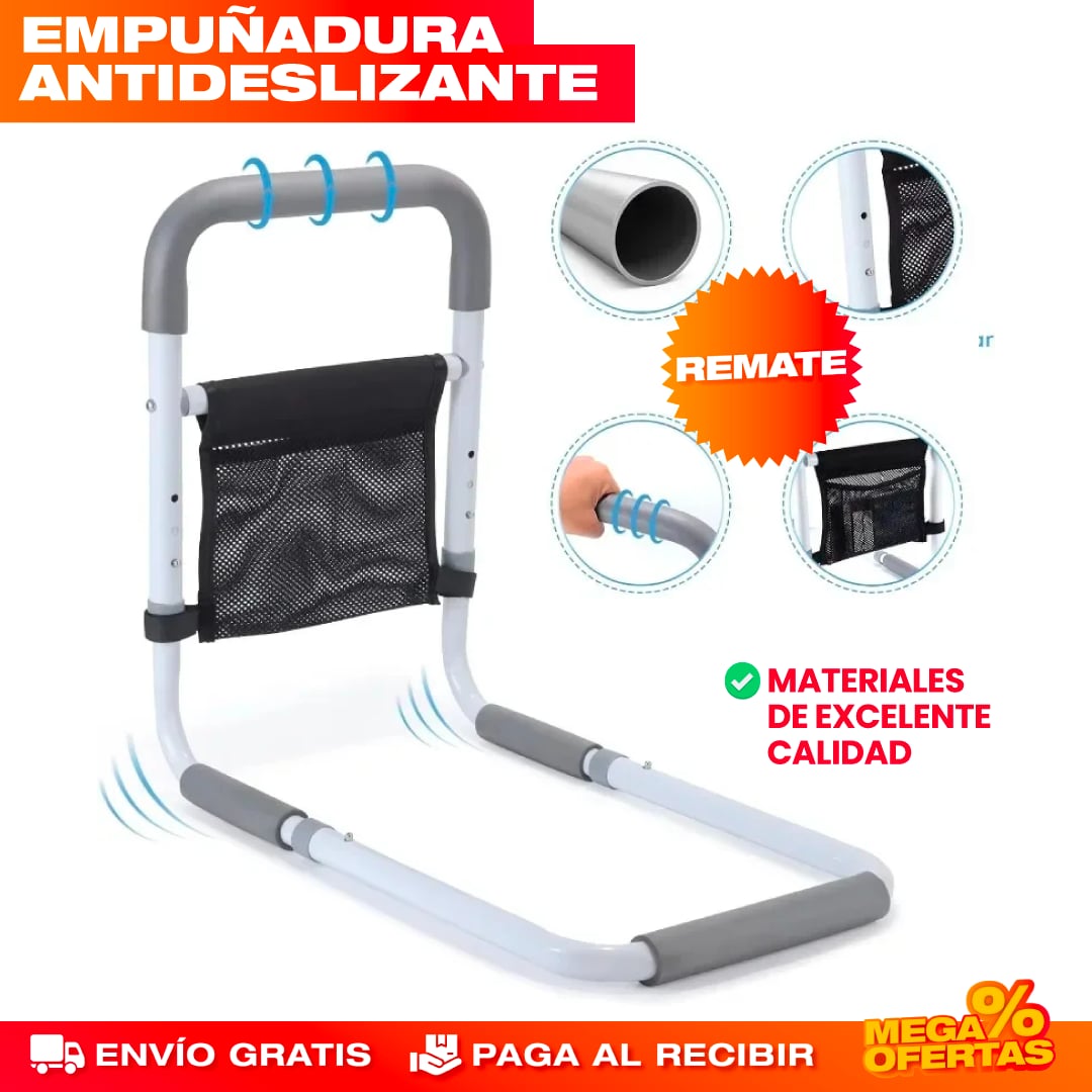 Riel de Asistencia para Cama – Levántate de la Cama Sin Ayuda y Sin Caídas