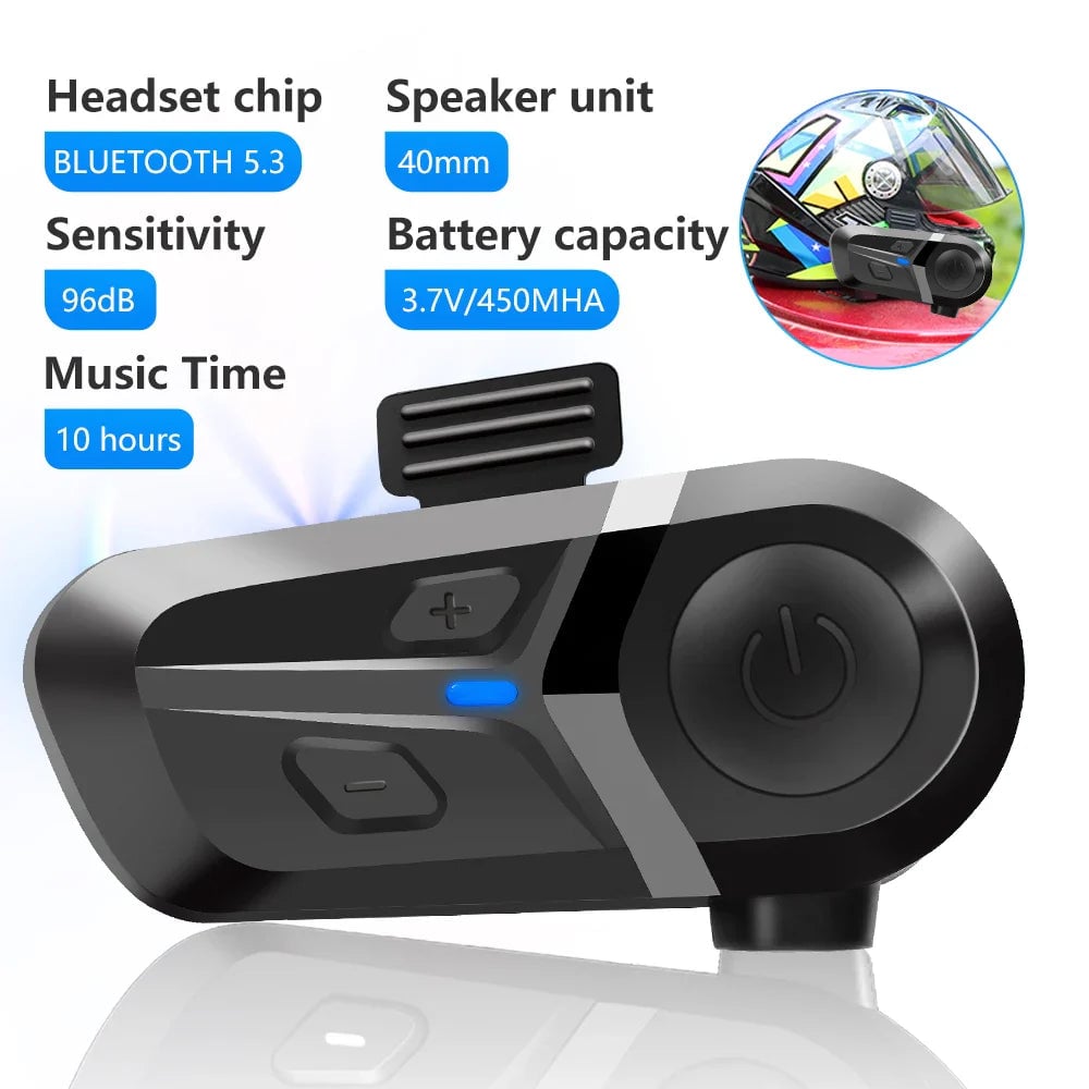 Nuevos auriculares para casco de Moto Bluetooth +Envio Gratis