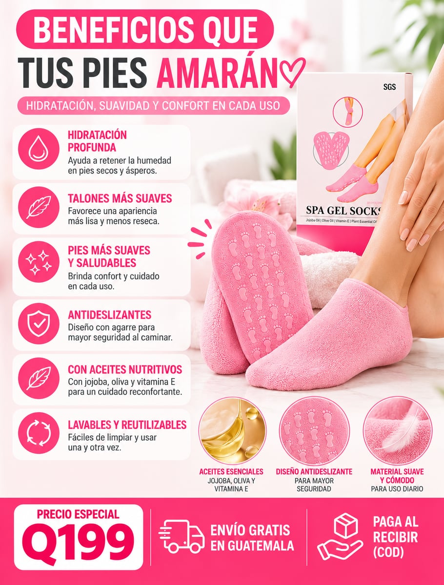 Calcetines Hidratantes de Gel