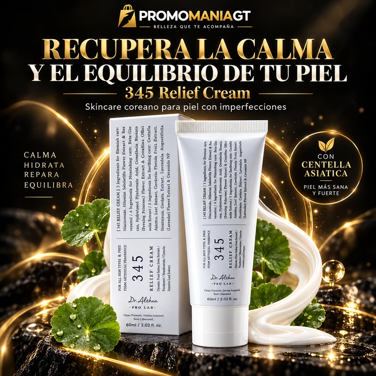 345 Relief Cream de Dr. Althea - Tratamiento para Manchas y Acné 😍