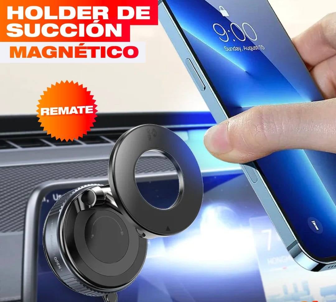 Soporte Magnético para Teléfono con Succión
