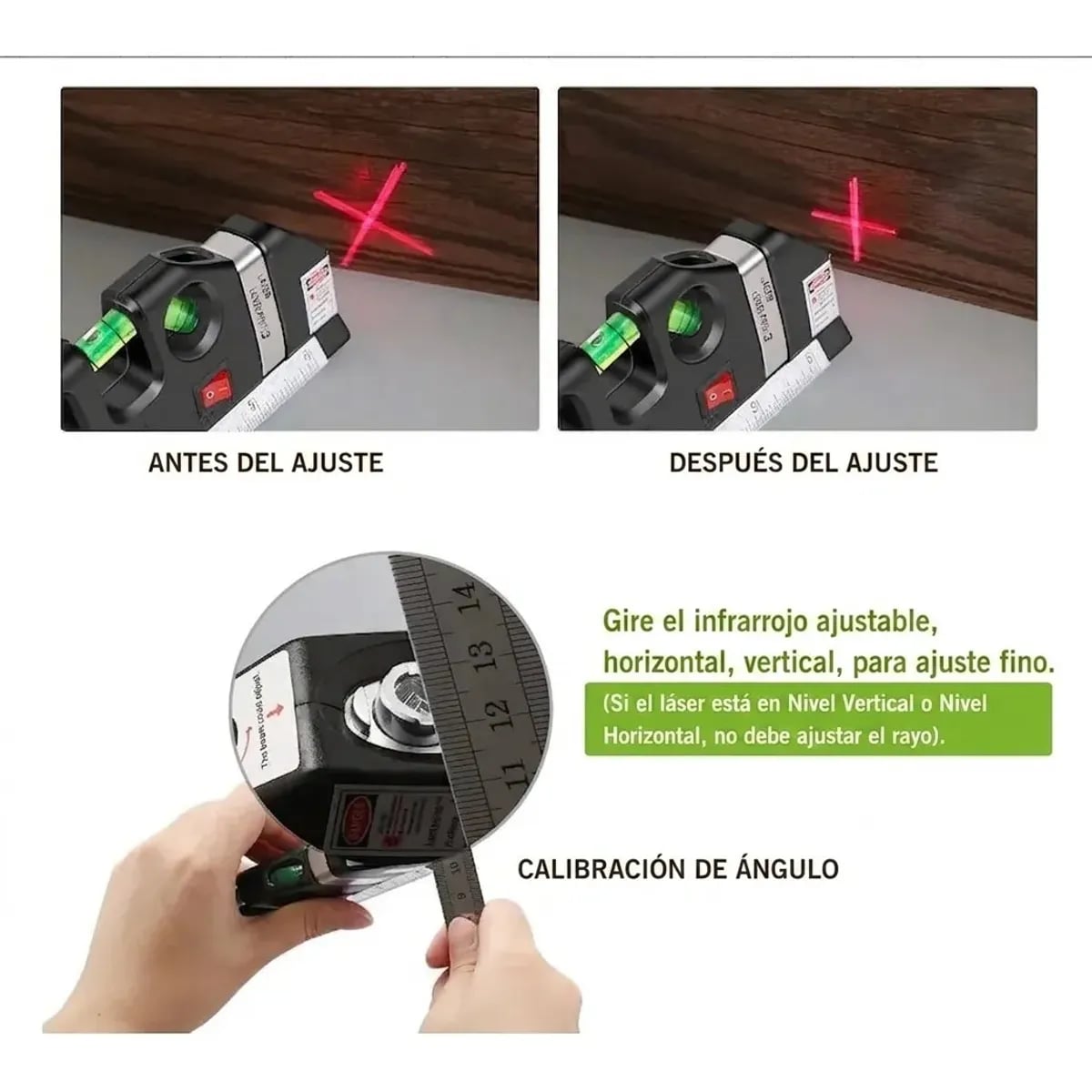 PRECISIÓN PROFESIONAL EN CADA PROYECTO - Nivel Láser + ENVÍO GRATIS